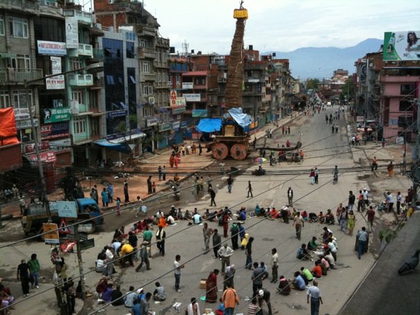 Another one looking Machhindranath chariot